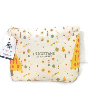 L’Occitane En Provence Makeup Bag Recycled Cotton Pouch NEW